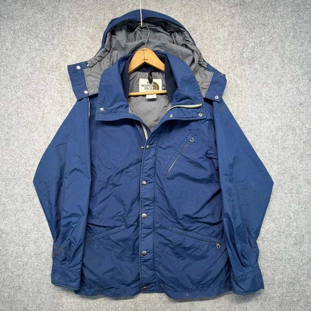 Vintage North Face Medium Gore-Tex Made in USA Mens Brown Label Hooded Jacket